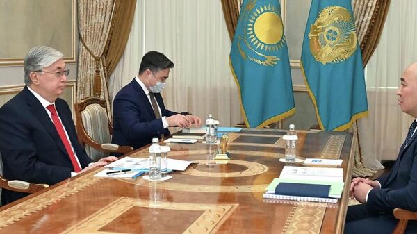 Токаев принял председателя правления АО НУХ Байтерек Каната Шарлапаева - Sputnik Казахстан
