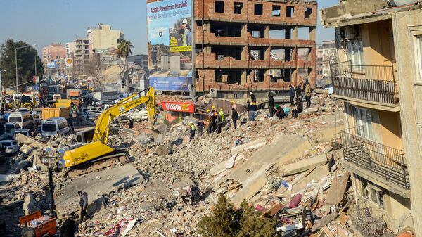 Разрушения в Адиямане вследствие землетрясения в Турции  - Sputnik Қазақстан