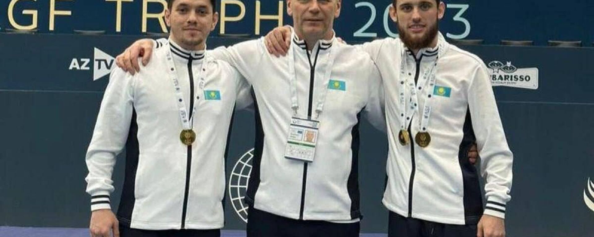 Казахстанские гимнасты взяли два золота на этапе кубка мира в Баку - Sputnik Казахстан, 1920, 20.02.2023
