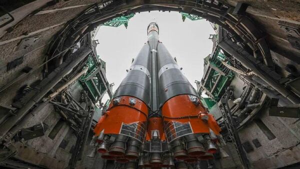 Ракета Союз 2.1а на стартовой площадке Байконура - Sputnik Казахстан