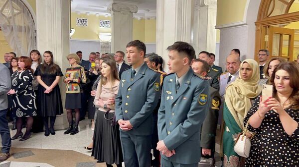 Торжественный прием прошел в посольстве РФ в Казахстане в честь Дня защитника Отечества - Sputnik Казахстан