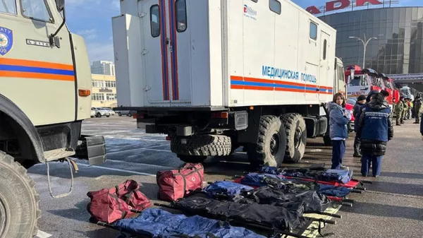 Спасатели продемонстрировали средства и пункты помощи населению при землетрясении - Sputnik Казахстан
