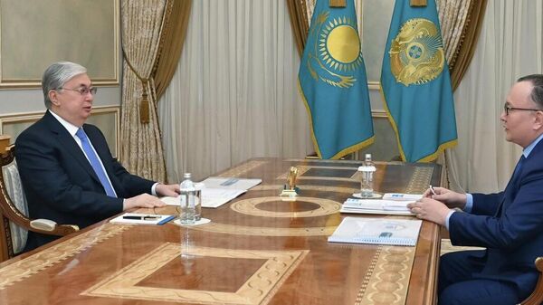 Токаев принял председателя правления АО Казахтелеком Куанышбека Есекеева - Sputnik Казахстан