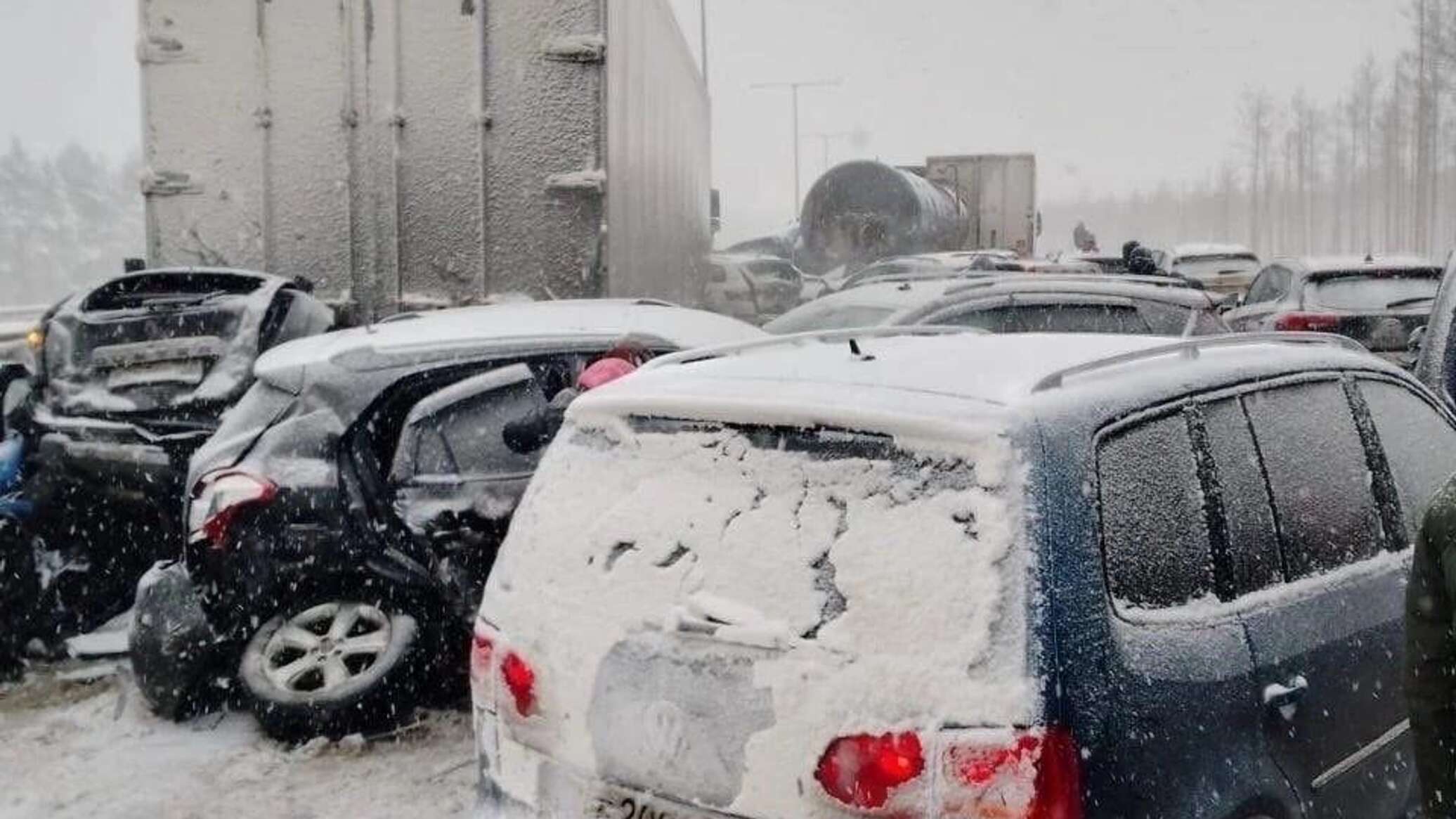 Массовое дтп в новгородской