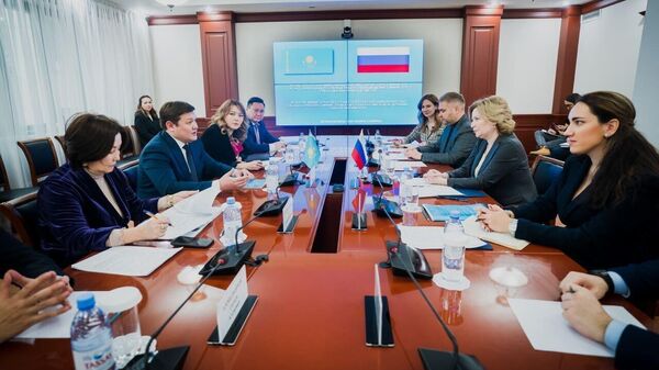 Министры культуры Казахстана и России обсудили вопросы сотрудничества - Sputnik Казахстан