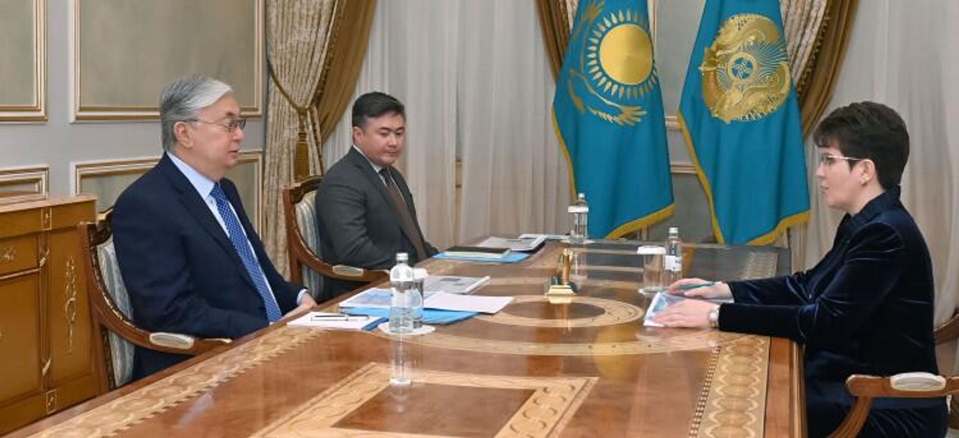 Глава государства принял председателя Высшей аудиторской палаты Наталью Годунову
6 марта 2023 года - Sputnik Казахстан, 1920, 06.03.2023