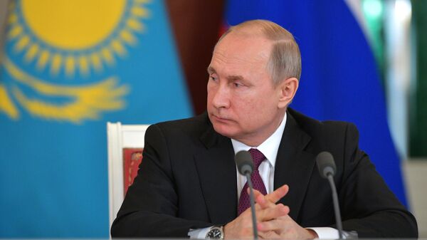 Президент РФ В. Путин   - Sputnik Казахстан