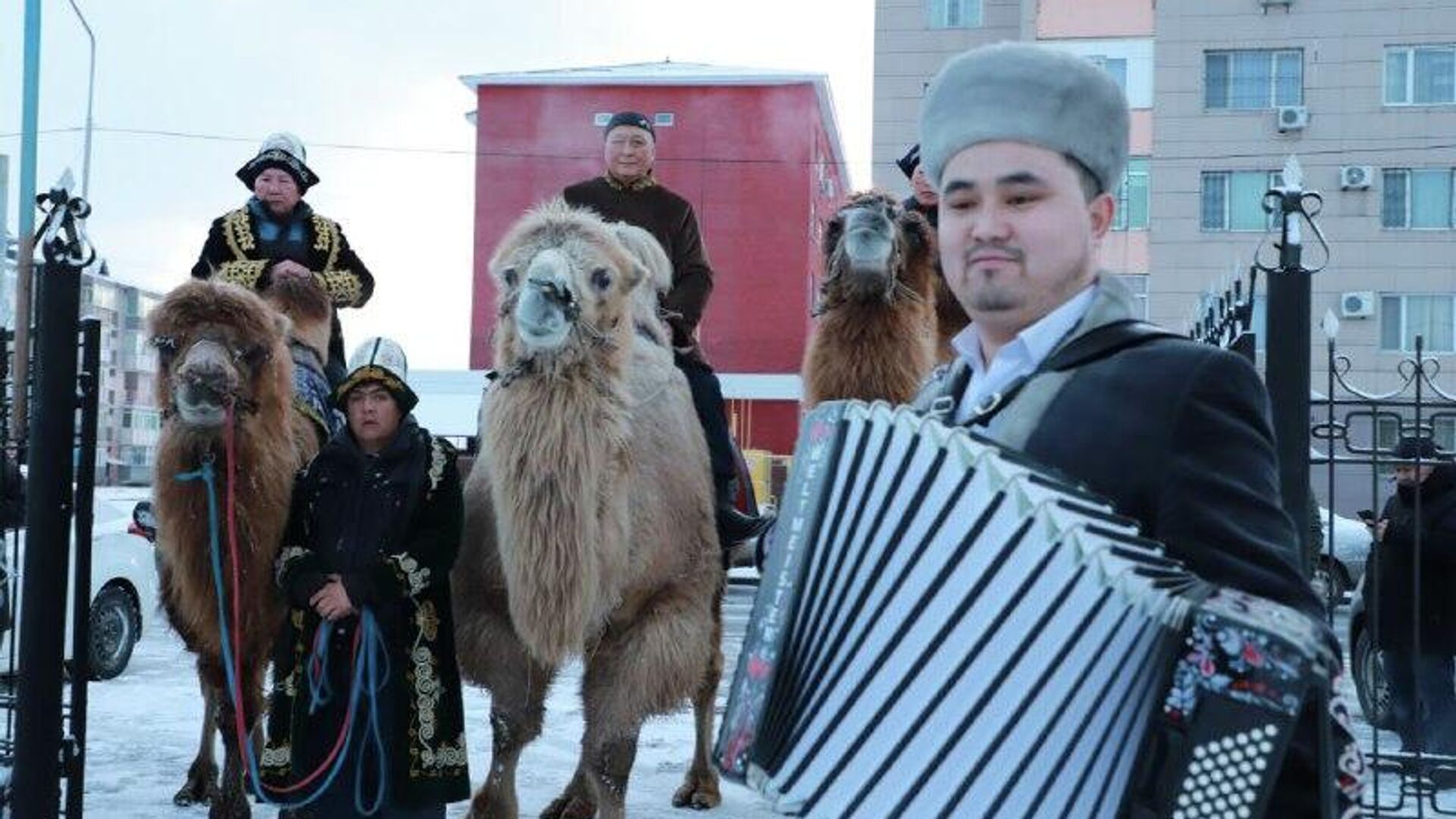 Верблюдоводы проголосовали в Талдыкоргане - Sputnik Казахстан, 1920, 19.03.2023