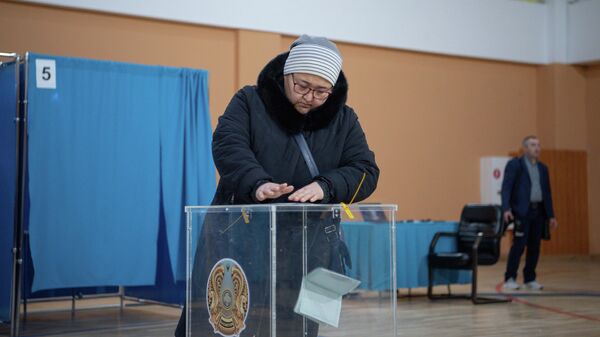 Ситуация на избирательных участках столицы. Парламентские выборы, 19 марта 2023 г. - Sputnik Казахстан