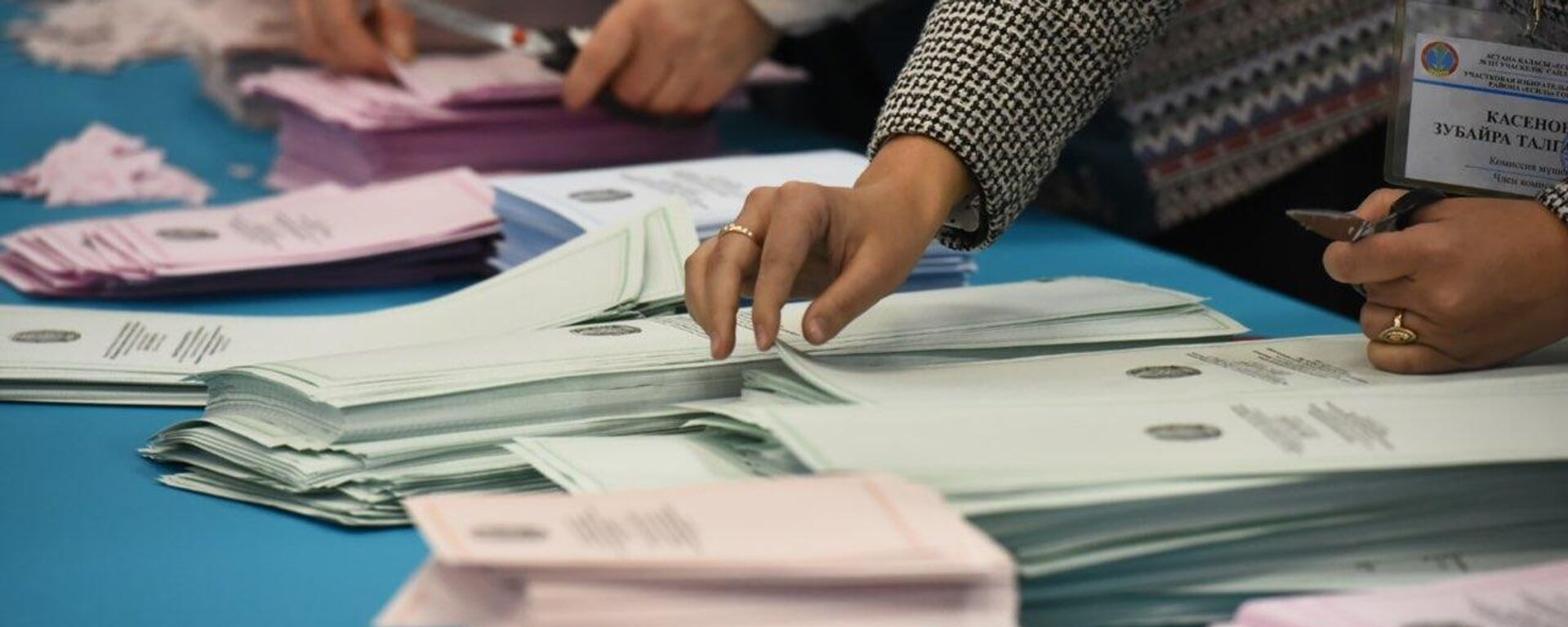 Подсчет голосов. Парламентские выборы в Казахстане-2023 - Sputnik Казахстан, 1920, 27.03.2023
