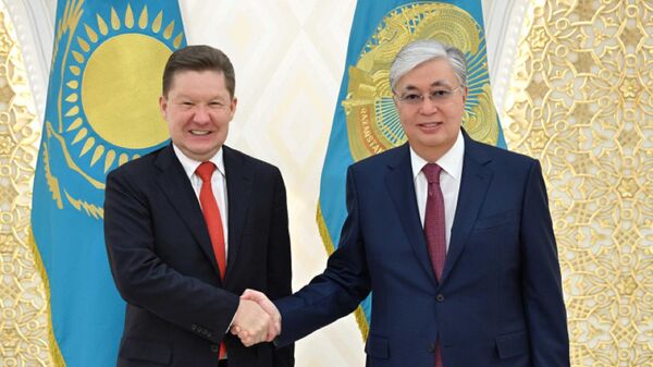 Токаев принял председателя правления компании Газпром Алексея Миллера - Sputnik Казахстан