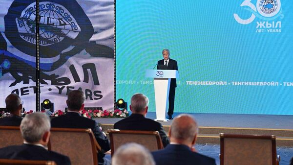 Токаев  принял участие в торжественном мероприятии, посвященном 30-летию компании Тенгизшевройл - Sputnik Казахстан