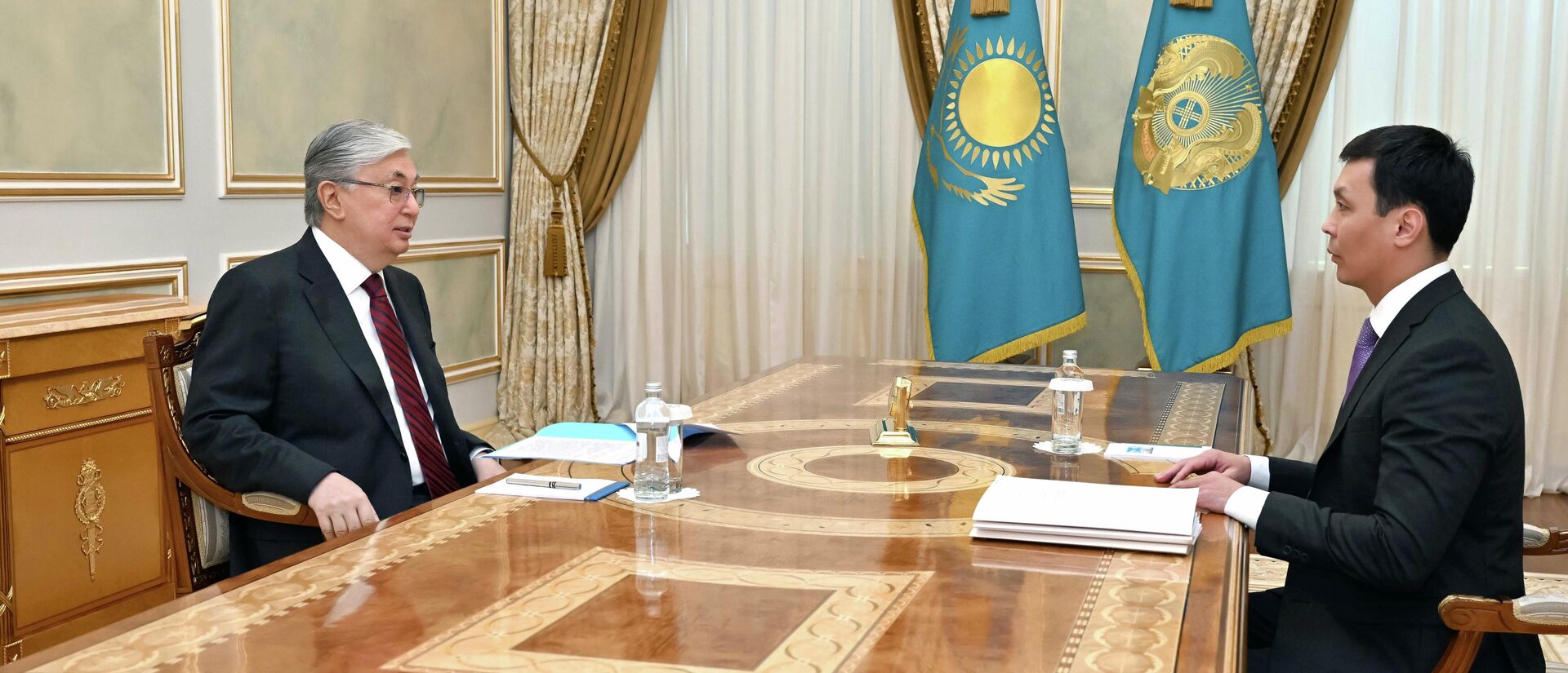 Глава государства принял председателя Агентства по противодействию коррупции Асхата Жумагали - Sputnik Казахстан, 1920, 11.04.2023