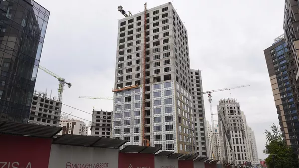 Строительство, архивное фото - Sputnik Казахстан