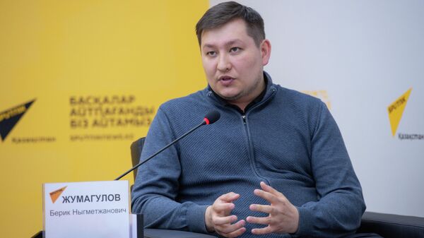 Берик Жумагулов, организатор выставки - Sputnik Казахстан