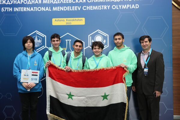 Команда Сирии на Менделеевской олимпиаде по химии в Астане, 2023 год - Sputnik Казахстан