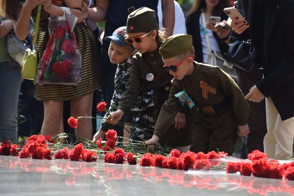 Торжественные мероприятия в честь Дня Победы в Алматы - Sputnik Казахстан
