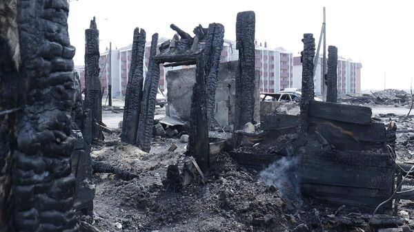 Режим ЧС объявят в Петропавловске из-за крупного пожара в микрорайоне Береке - Sputnik Казахстан