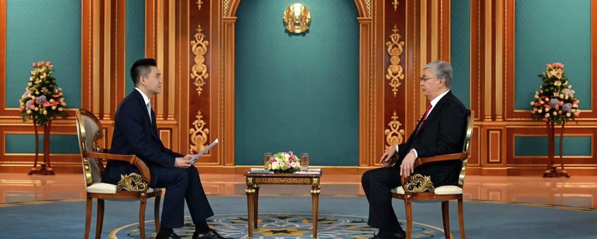 Касым-Жомарт Токаев дал интервью китайскому телеканалу - Sputnik Казахстан, 1920, 12.05.2023