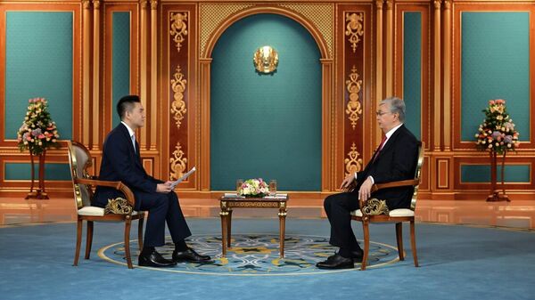 Касым-Жомарт Токаев дал интервью китайскому телеканалу - Sputnik Казахстан