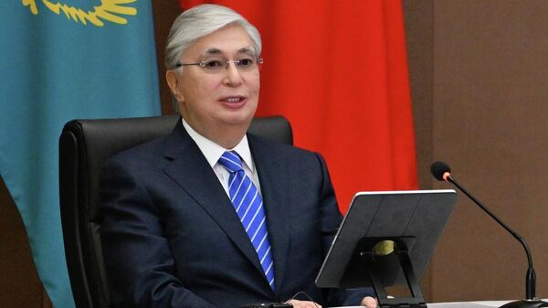 Касым-Жомарт Токаев принял участие в церемонии запуска строительства логистического центра Казахстана в сухом порту города Сиань - Sputnik Казахстан