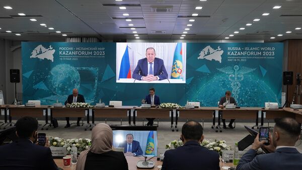 KAZANFORUM 2023. Открытие VII Форума молодых дипломатов стран ОИС. Пленарная сессия - Sputnik Казахстан