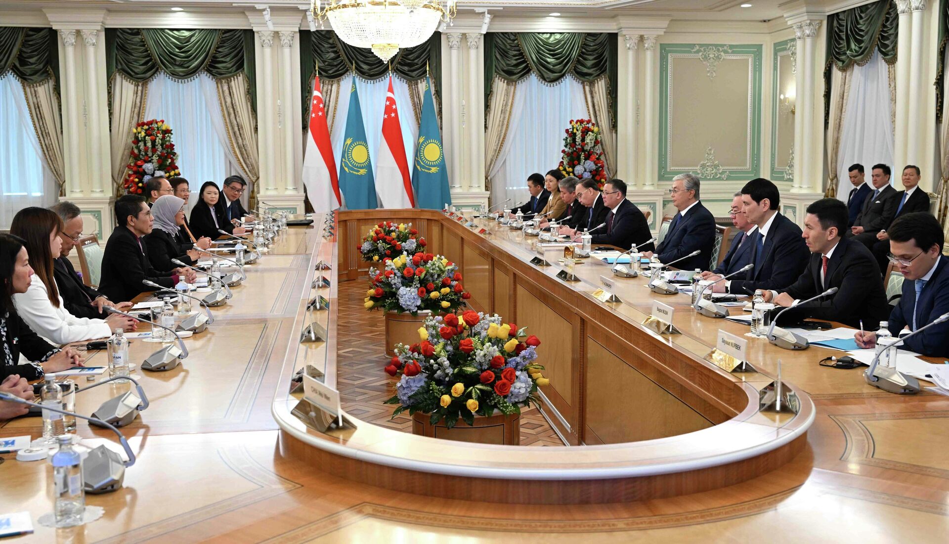 Президенты Казахстана и Сингапура провели переговоры - Sputnik Казахстан, 1920, 22.05.2023