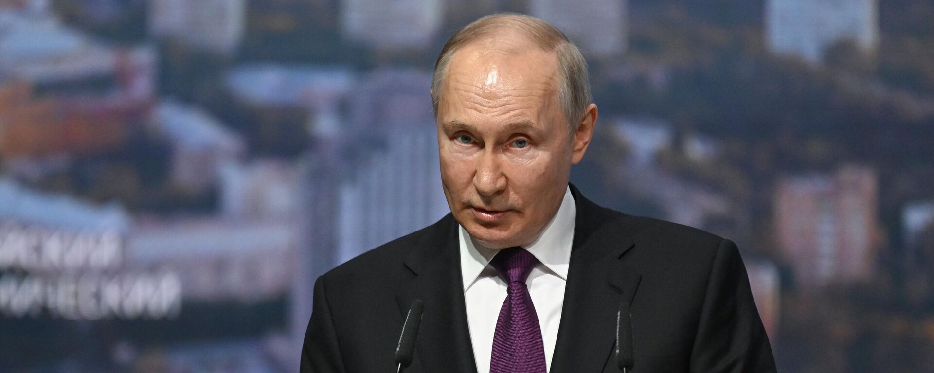 Президент РФ В. Путин принял участие в пленарном заседании ЕЭФ - Sputnik Казахстан, 1920, 24.05.2023