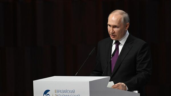 Выступление Владимира Путина на заседании Высшего Евразийского экономического совета - Sputnik Казахстан