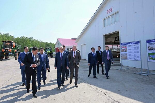 Президент посетил ферму Қызылжар-сүт - Sputnik Қазақстан