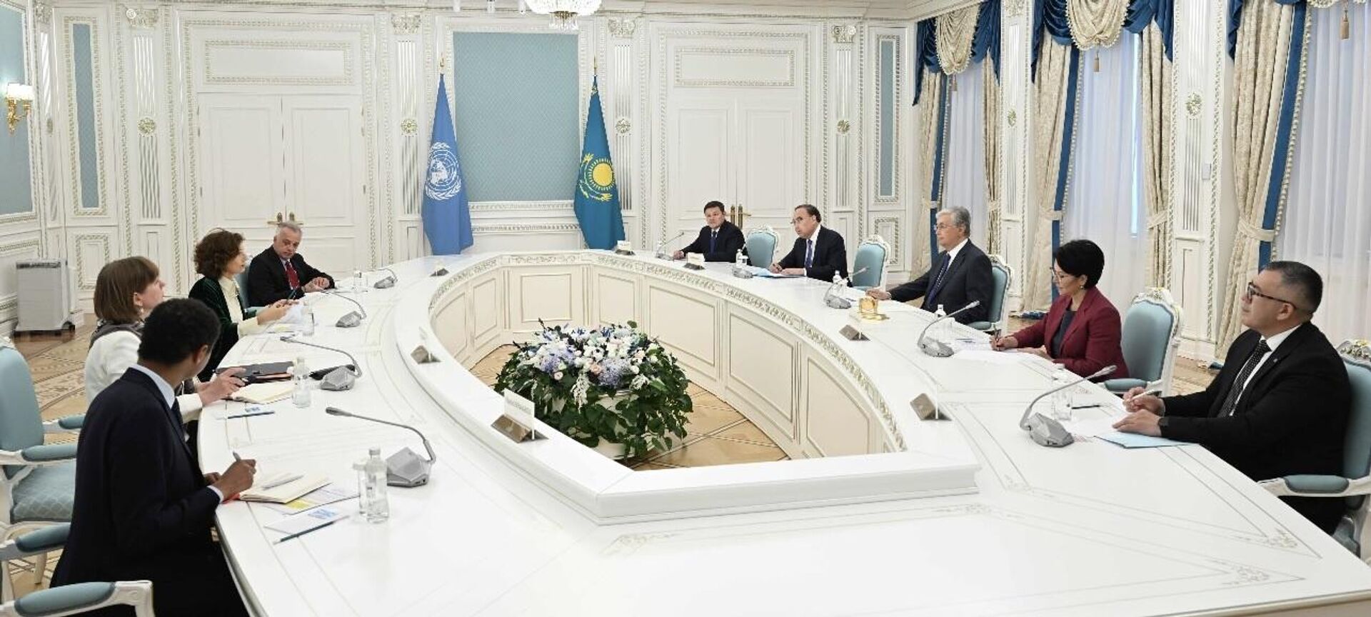 Президент Касым-Жомарт Токаев принял Генерального директора ЮНЕСКО Одрэ Азуле
 - Sputnik Казахстан, 1920, 07.06.2023