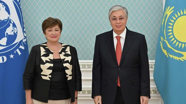 Глава государства принял Директора-распорядителя Международного валютного фонда Кристалину Георгиеву - Sputnik Казахстан