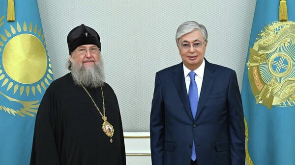 Президент принял митрополита Астанайского и Казахстанского Александра   - Sputnik Казахстан