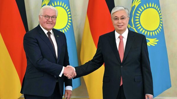 В резиденции Акорда состоялась торжественная церемония встречи Федерального Президента Германии Франка-Вальтера Штайнмайера - Sputnik Казахстан