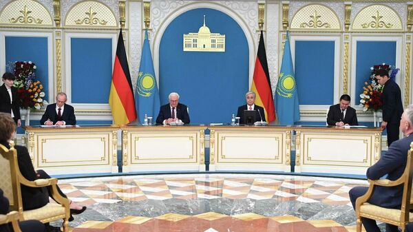 Президенты Казахстана и Германии - Sputnik Қазақстан