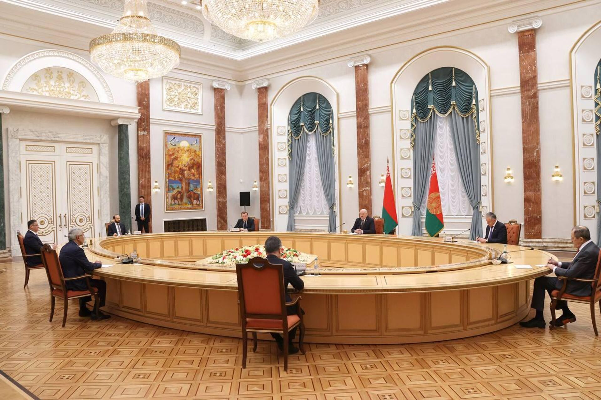 Александр Лукашенко принял министров иностранных дел ОДКБ - Sputnik Казахстан, 1920, 20.06.2023