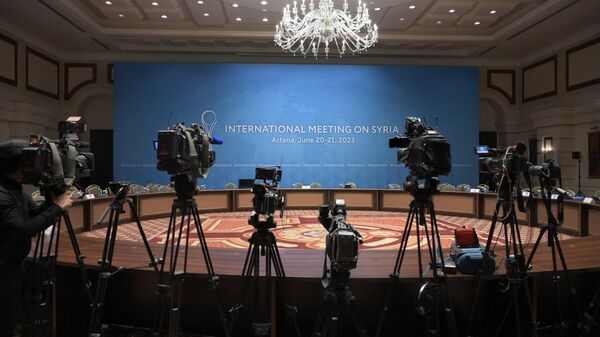 Брифинг для СМИ по итогам переговоров в Астанинском формате по Сирии - прямая трансляция - Sputnik Казахстан