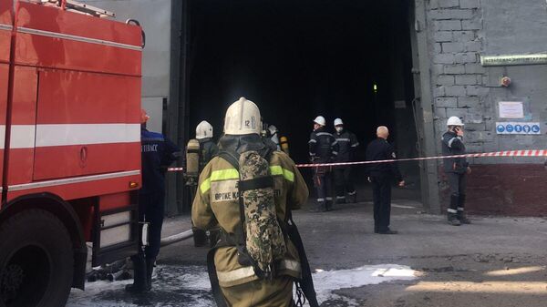 Крупный пожар произошел на заводе ферросплавов в Аксу - Sputnik Казахстан