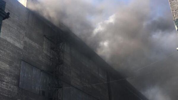 Пожар на заводе в Аксу - Sputnik Казахстан