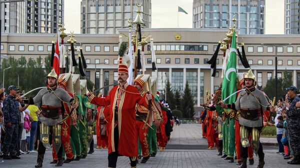 Шоу военных оркестров проходит в Астане  - Sputnik Казахстан