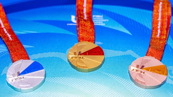 Медали Универсиады в Чэнду - Sputnik Казахстан