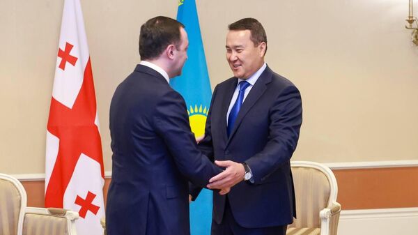Главы правительств Казахстана и Грузии провели встречу в Алматы - Sputnik Казахстан