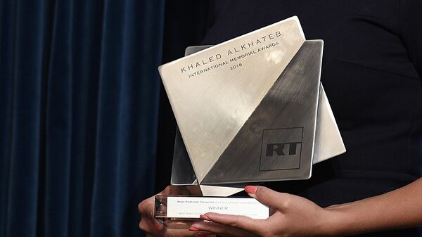 Вручение Международной премии в память о журналисте Халеде аль-Хатыбе - Sputnik Казахстан