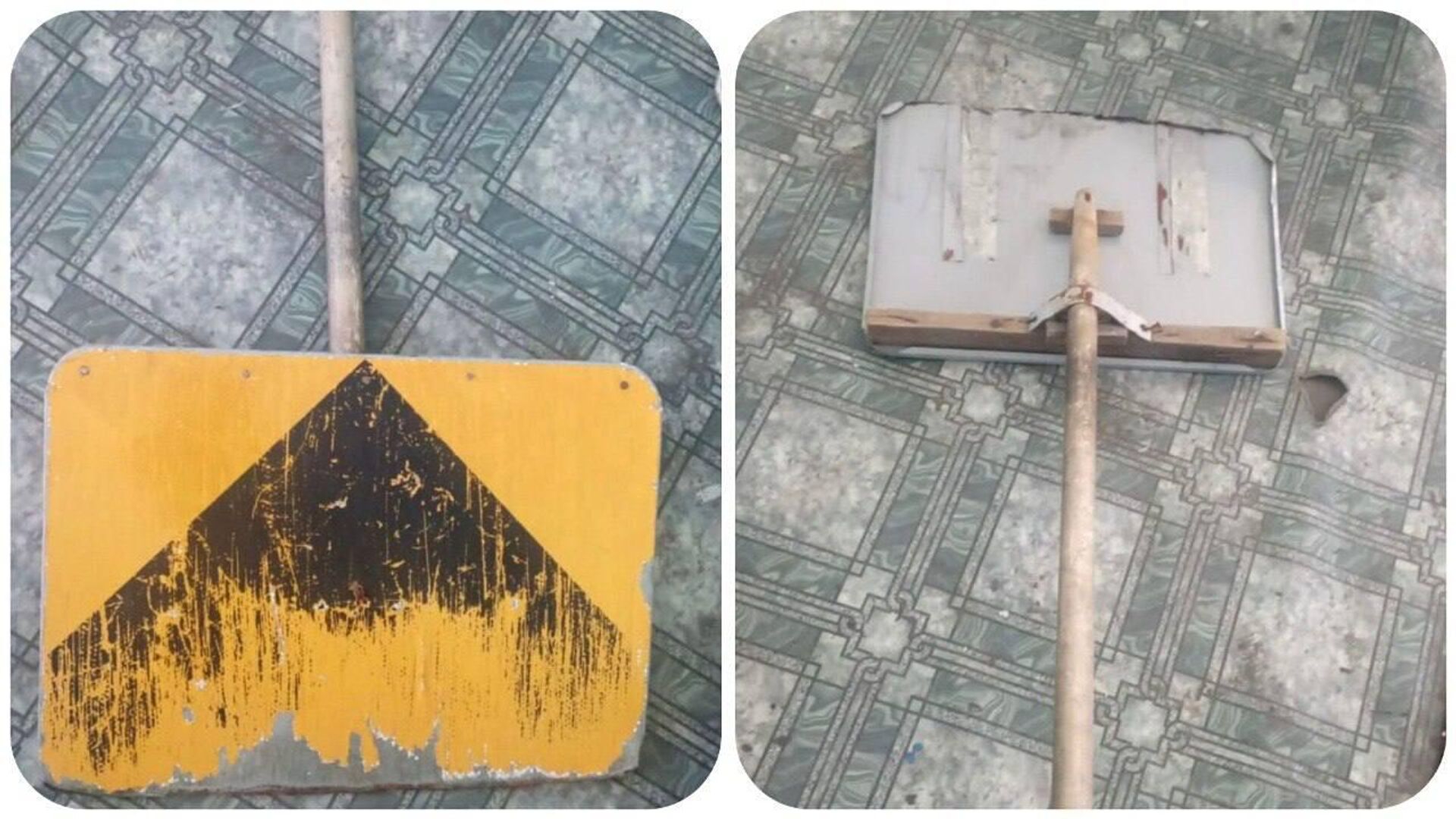 Дорожные знаки крадут и используют их как лопаты и крышки от казанов - Sputnik Казахстан, 1920, 24.08.2023