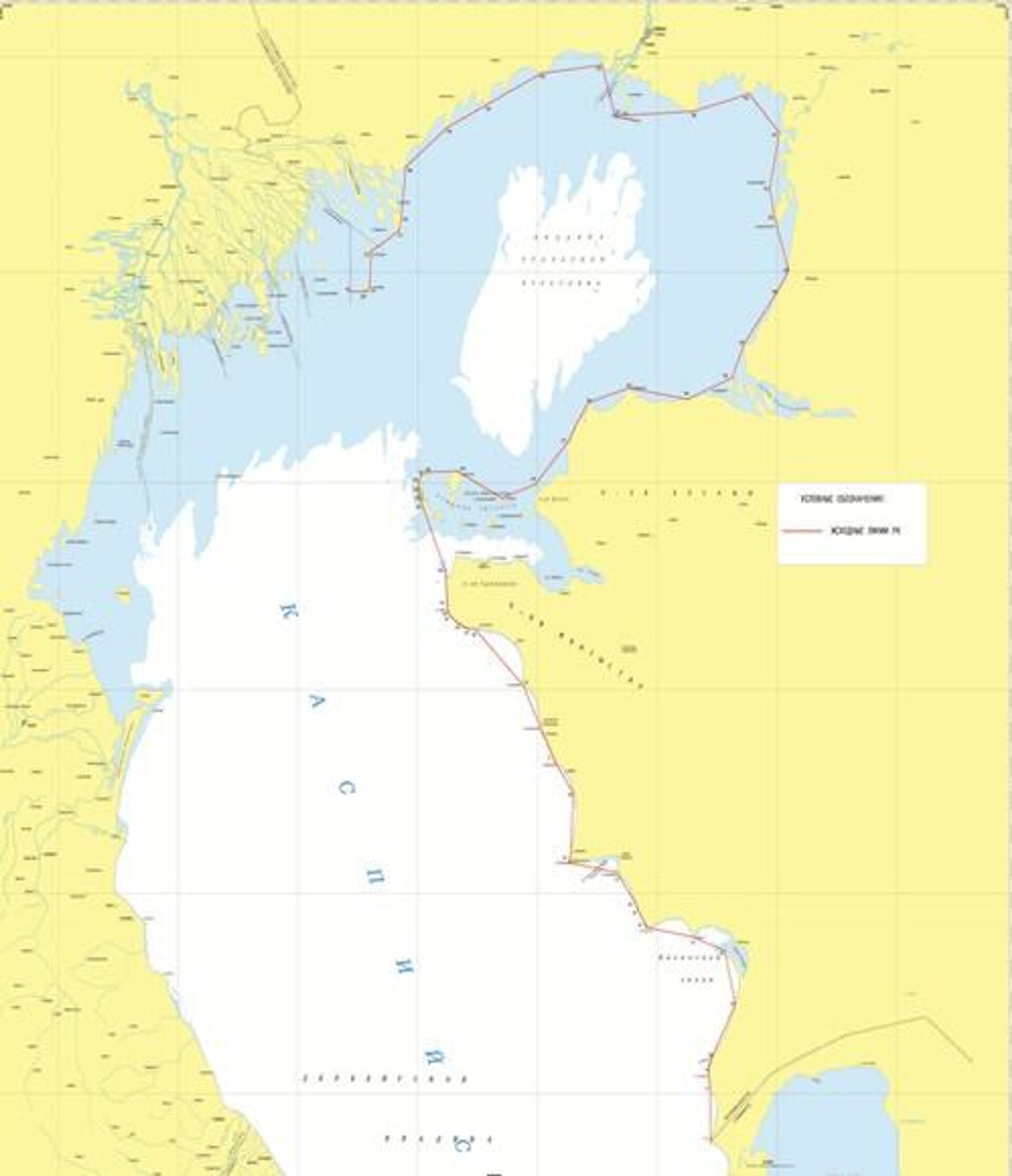 Исходные линии для отсчета ширины территориальных вод (моря) Республики Казахстан на Каспийском море в соответствии с постановлением правительства от 26 октября 2017 года № 675 - Sputnik Казахстан, 1920, 13.09.2023