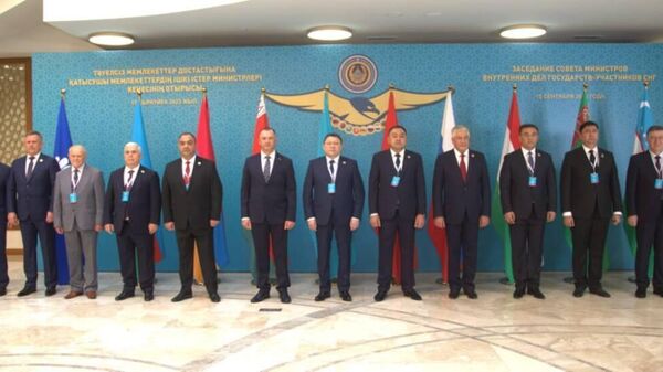 Заседание Совета министров внутренних дел государств – участников СНГ состоялось в Туркестане - Sputnik Казахстан