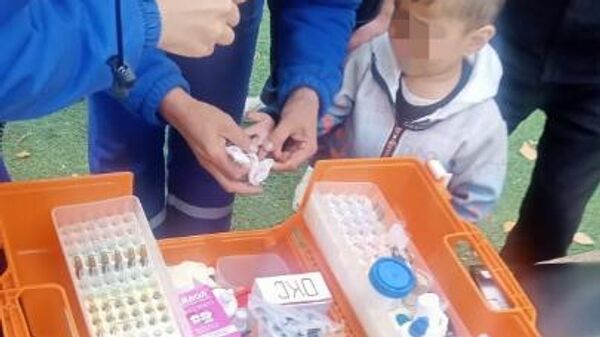 На детской площадке палец ребенка зажало в карусели в ВКО - Sputnik Казахстан
