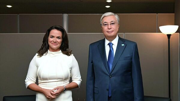 Касым-Жомарт Токаев обсудил вопросы сотрудничества с президентом Венгрии Каталин Новак - Sputnik Казахстан