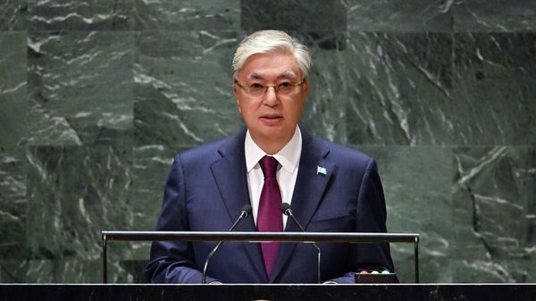 Касым-Жомарт Токаев выступил на общих дебатах Генассамблеи ООН - Sputnik Казахстан