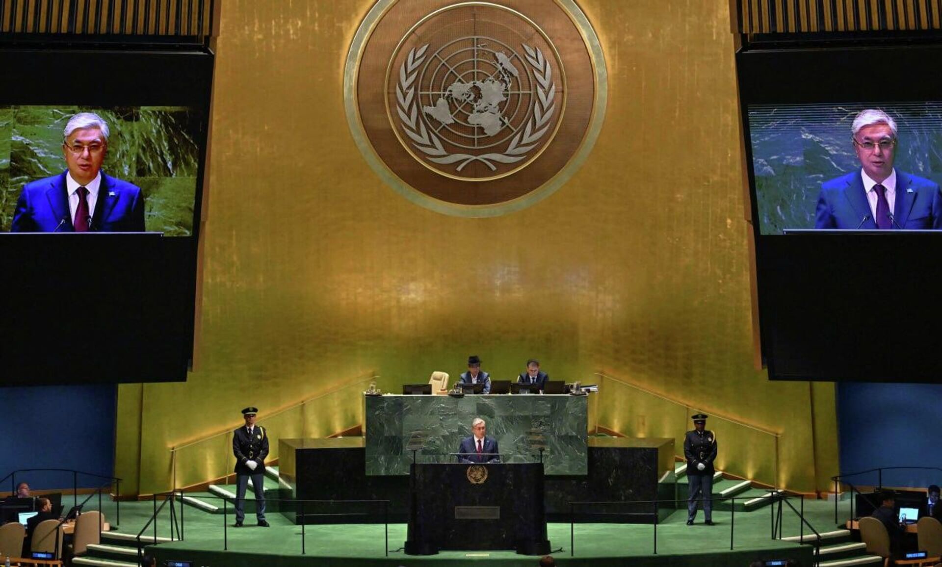 Касым-Жомарт Токаев выступил на общих дебатах Генассамблеи ООН - Sputnik Казахстан, 1920, 20.09.2023